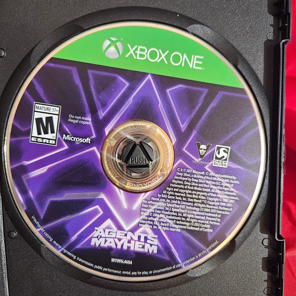 Agents‎ of Mayhem - Xbox One Game - Rated M Mature ESRB - Excellent Condition